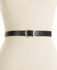 Smooth style that works with your lifestyle. This versatile belt by Style&co. reverses to offer two shades in one belt.
