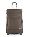 Your vacation starts early when you travel with the design, quality and high performance of the Bel Aire Collection. Constructed with a tough ballistic exterior and an expandable interior that houses a removable garment carrier. A TSA-friendly lock and add-a-bag strap makes maneuvering airports easy. Lifetime warranty.