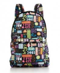 Rule the school with this bold backback from LeSportsac. Vibrant colors and graphics detail this look for a style that scores an A+ in cool.