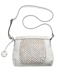 Fit for a sun-drenched vacation or a weekend around town, the St. Tropez crossbody from Style&co. gives you undeniable style no matter where your travels take you. With a fun sequin underlay and pretty woven detail, you'll never want to let this style go.