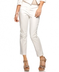 Add season-ready sophistication to your day or night style with these cropped trousers from Jessica Simpson!