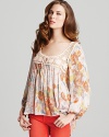Quotation: Sanctuary Blouse - Spiked Rosewater Print Peasant