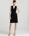 This kate spade new york dress offers a sophisticated take on the LBD with a clean silhouette and crisp tailoring. Pair with polished pumps and a dash of pearls.
