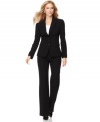 You can't go wrong with this petite Tahari by ASL suit: the silhouette is stunning, black always makes a striking impression and the price is just right!