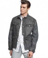 Raise your casual style with this on-trend jacket from INC International Concepts.