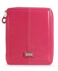 Professional yet stylish, this sleek iPad case with contrast stitching is ideal for work, travel or everyday use!