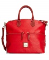 Classic style needs no more than rich color and a great shape. This bag has both - plus details!