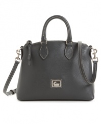 Get down to business or go out on the town with the versatile leather Dillen II convertible purse by Dooney & Bourke.