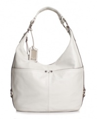 A polished leather hobo from Tignanello with plenty of pockets to keep you and your essentials organized.