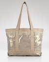 Cooly blending practical design with a fashionable feel, LeSportsac's roomy nylon tote makes a smart travel companion.