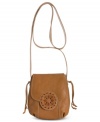Hipsters and soccer moms unite--at least when it comes to this cool and convenient crossbody from Lucky Brand. With buttery-soft leather, embossed design accents and detail stitching, it's the perfect go-anywhere bag for everyone.