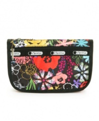 Brighten your day with this ready-to-go travel cosmetic case from LeSportsac.
