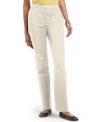These petite pants by Charter Club are a style staple for work or casual wear. A built-in slimming panel makes the flat-front look extra flattering!
