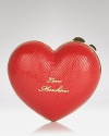 Serious designer desire: This clutch from Love Moschino lets you wear your heart on your shoulder (or under your arm). It's sized to stow your sweetest sartorial essentials.