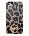 Get your glam-on with a double dose of casual cool with this iPhone cover from MICHAEL Michael Kors. Decked out in an assortment of patterns and prints, it's made of the most durable plastic so your phone stays perfectly protected.