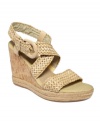 Braided raffia and espadrille are the perfect summer combination. One look at the Tracie wedge sandals by Bare Traps and you'll see why.