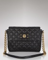 Infuse every look with luxe with this classic, quilted leather shoulder bag from Marc Jacobs.
