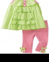 Kids Headquarters Baby-girls Infant Generic 2 Piece Capri Set, Green, 24 Months
