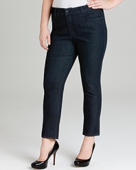 Not Your Daughter's Jeans Plus Size Alisha Skinny Ankle Jeans in Dark Wash