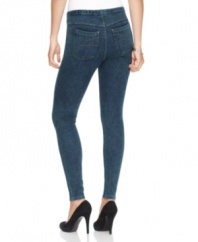 Take skinny jeans to the max with these stretchy and super comfortable leggings by HUE.