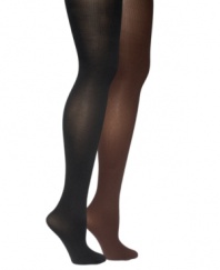 Add texture and style to your look with versatile Hue Basic Spare Rib Tights.