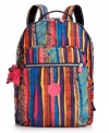 Keep things colorful with this super trendy, striped pattern design from Kipling. Plenty of pockets and compartments to stow books, laptop, PDA and other essentials you simply can't be without. And the durable, water-resistant nylon means all your must-have stay safe and secure.