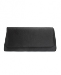 An evening essential.  La Regale's smooth satin clutch is the perfect finishing touch to any formal or dressy event.