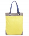 Spice up your look with a vibrant tote from Rachel Rachel Roy. Knotted top handles and a two-tone exterior bring a fun-loving feel to this classic shape.