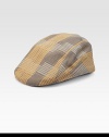 Set the tone this season in this patterned flat cap, rendered in lightweight cotton.CottonBrim, about 2Dry cleanMade in USA