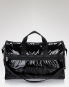 A sleek weekender bag in dazzling nylon from LeSportsac.