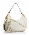 A classic shoulder bag with charming detail. A unique diagonal zip pocket and oversized tassel pull give this MICHAEL Michael Kors bag a look that is sure to catch the right kind of attention.