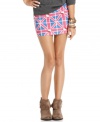 Pledge your allegiance to Hello Kitty in a bandeau skirt that flaunts a super bright -- and totally fun -- Brit-loving print!