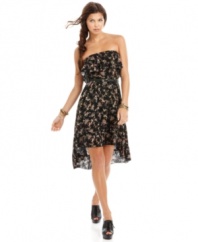 Drape your bod in flowers galore with this ruffled day dress from American Rag!