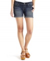 Featuring a frayed hem and expert fading, these cuffed shorts from Levi's are the perfect pick for everyday style!