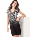 Fade to black and fall gently to sleep in Style&co.'s Zebra sleepshirt.