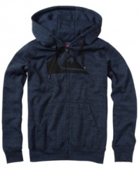 Casual cool is always within reach when you toss on this hoodie from Quiksilver.