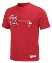 Time to rally! Throw on this St. Louis Cardinals MLB t-shirt from Majestic and cheer your team to a win.