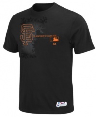 Batter up! Lead the crowd in supporting your favorite San Francisco team with this Giants MLB t-shirt from Majestic.