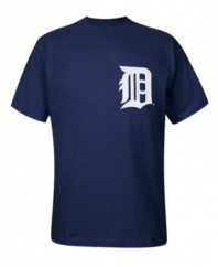 For every pitch, slide and dive, be there to represent your hometown heroes with this Detroit Tigers T shirt from Majestic Apparel.