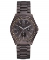 The Bronze Age is back with this dusky watch from GUESS. With multifunctional dials that keep you on schedule.
