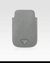 Luxe saffiano leather case for iPhone®.Leather lining3W X 5HMade in ItalyPlease note: iPhone® not included.