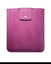 This sleek, stylish, python-embossed leather case has a snap tab and chamois-cloth lining to secure and protect your iPad.Fits all iPad models and many other tabletsLeather8.5 X 10Made in USA