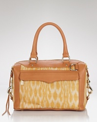Hit this season's most wanted print with this satchel from Rebecca Minkoff. In the brand's favorite shape and an of-the-moment Ikat motif, it's a cute way to keep your carryall current.
