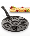 Go for the grins-light up the morning for your little ones with this fun & funny face pan. With seven goofy personalities, this nonstick cast aluminum pan makes it easy to add character to your day.