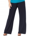 Enjoy the style and comfort of MICHAEL Michael Kors' wide leg plus size pants, featuring an elastic waistband.