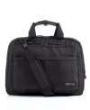 There's a place for everything in an expandable briefcase that takes into account your ever-changing itinerary, offering pockets designed for your business essentials, a removable laptop sleeve that slips in and out with ease and a two-file divider to keep paperwork in order no matter where you go. Limited lifetime warranty.