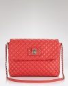 Marc Jacobs' chic shoulder bag in luxe quilted leather is a classic style staple.