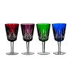 Crafted in limited quantities to celebrate the 60th anniversary of Waterford's much-loved Lismore pattern, these jewel-toned goblets will bring light, color and glamour to the table. The set is great gift for the Waterford collector in your circle - it comes in specially designed packaging to mark six decades of great design.