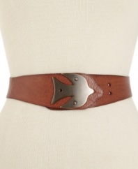 An enduring symbol of true love, this turtle dove-inspired belt from Fossil will be a staple in your most-loved collection.
