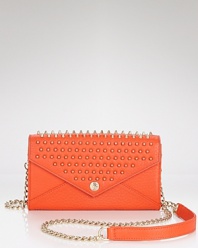 We love a stud. Rebecca Minkoff gives us one to fall for with this versatile wallet on a chain, designed to steal hearts as it goes from desk to dinner.